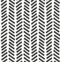Mod Chevron black peel and stick wallpaper pattern by NextWall