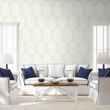 Palm Silhouette Sea Salt by NextWall Peel & Stick Tropical Palm Frond Peel & Stick Wallpaper – NextWall NW39805
