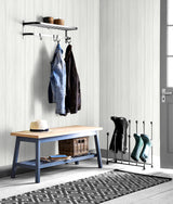 Wood Panel Alabaster by NextWall Peel & Stick Rustic Wood Panel Wallpaper – NextWall NW39900