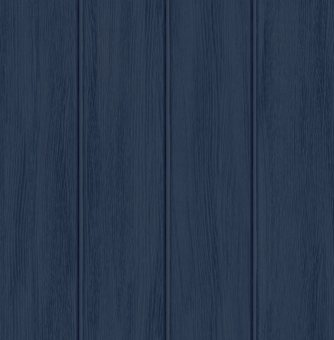 Naval blue wood panel peel and stick wallpaper with vertical planks