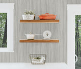 Wood Panel Weathered Grey by NextWall Peel & Stick Peel & Stick Wood Panel Wallpaper – NextWall NW39906