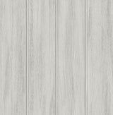 Weathered grey vertical wood panel peel and stick wallpaper