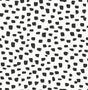 Black speckled dot pattern on a white background peel and stick wallpaper
