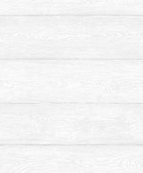 Pearl grey woodgrain peel and stick wallpaper with a matte finish