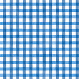 Spring Plaid wallpaper in cobalt blue gingham check pattern