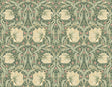 Pimpernel Floral peel and stick wallpaper in Gardenia & Sage green vintage floral pattern by NextWall (NW42406).