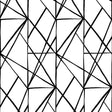 Quartz Geo black and white geometric peel and stick wallpaper pattern by NextWall