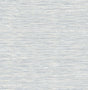 Cyrus Faux Grasscloth peel and stick wallpaper in Dove Grey and Bluestone with fine horizontal texture