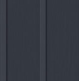 Faux Board & Batten dark blue peel and stick wallpaper with vertical panel look