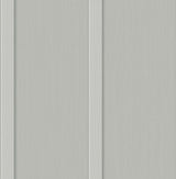 Harbor grey faux board and batten peel and stick wallpaper, vertical paneling look (close-up).