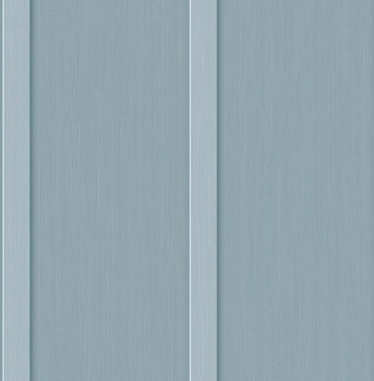 NextWall Faux Board & Batten peel and stick wallpaper in Blue Stream