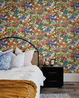 Floral Meadow Multi by NextWall Peel & Stick Floral Wallpaper – NextWall NW46101