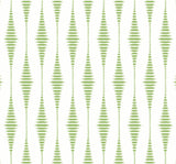 Macaw green striped ikat peel and stick wallpaper pattern
