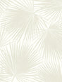 Aruba Palm peel and stick wallpaper in Sea Salt, featuring a soft beige palm frond design on a light background.