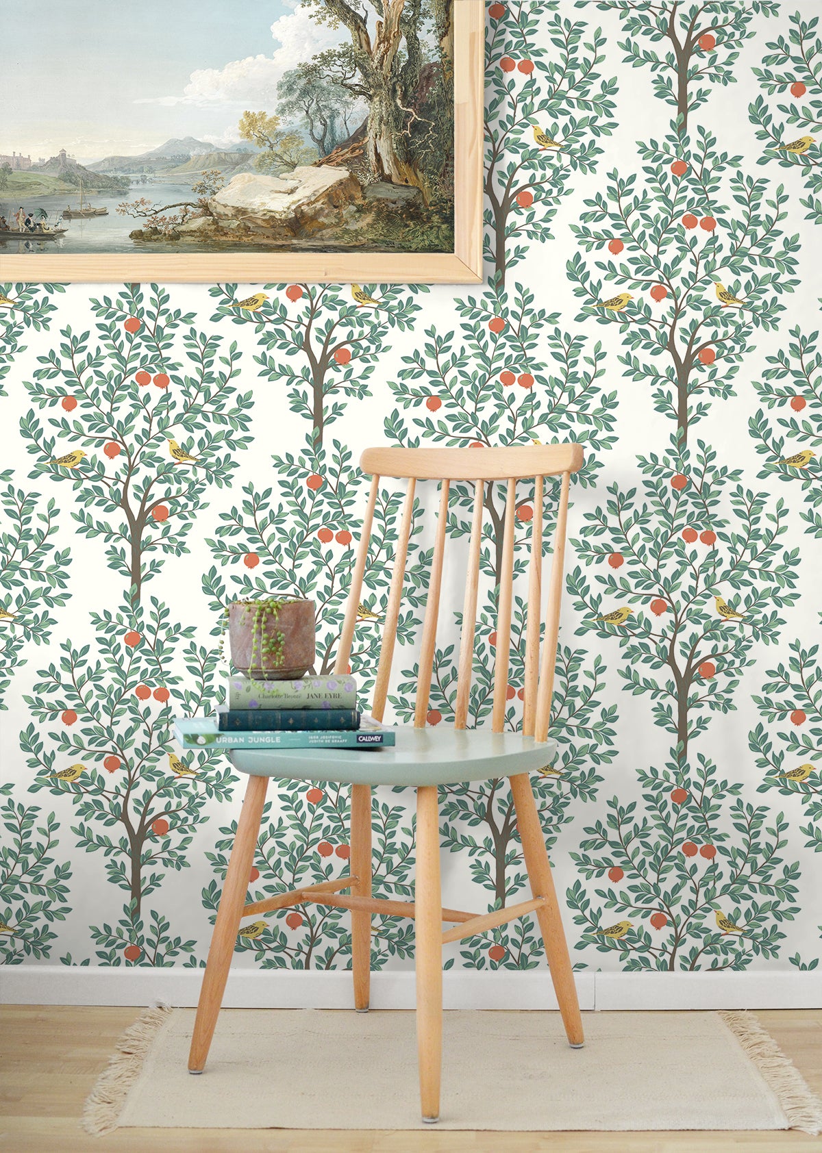 Fruit Tree Juniper by NextWall Peel & Stick Botanical Peel & Stick Wallpaper – NextWall NW48104
