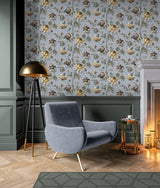 Sanibel Floral Trail Periwinkle by NextWall Peel & Stick Floral Peel & Stick Wallpaper – NextWall NW48609