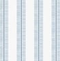 Blue and white beach towel stripe peel and stick wallpaper pattern