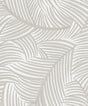 Sea Salt beige tossed palm fronds peel and stick wallpaper pattern