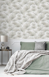 Pine Needles Cliffside by NextWall Peel & Stick Botanical Peel & Stick Wallpaper – NextWall NW52107