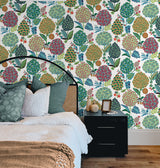 Blooming Bulbs Summer Spritz by NextWall Peel & Stick Floral Peel & Stick Wallpaper – NextWall NW52701