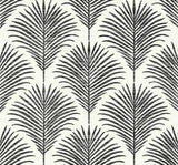 Grassland Palm Inkwell & Off-White by NextWall Peel & Stick Botanical Wallpaper – NextWall NW53800 -Sample