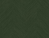 Dark green matte chevron stripe peel and stick wallpaper pattern