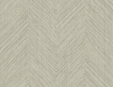 Neutral beige chevron stripe peel and stick wallpaper pattern