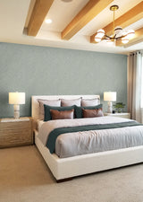 Chevron Stripe Seabreeze by NextWall Peel & Stick Chevron Stripe Wallpaper – NextWall NW53908