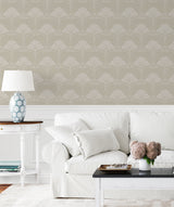 Deco Floral Ashwood by NextWall Peel & Stick Vintage Floral Peel & Stick Wallpaper – NextWall NW54007