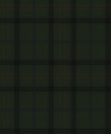 Dark green plaid peel and stick wallpaper pattern