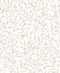 Willow Trail neutral botanical vine peel and stick wallpaper pattern