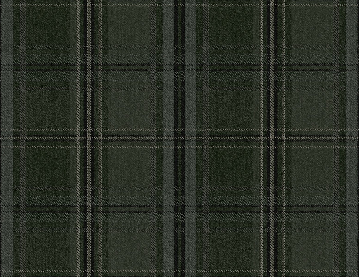 Evergreen classic plaid peel and stick wallpaper pattern