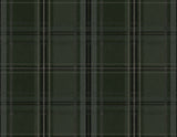 Evergreen classic plaid peel and stick wallpaper pattern