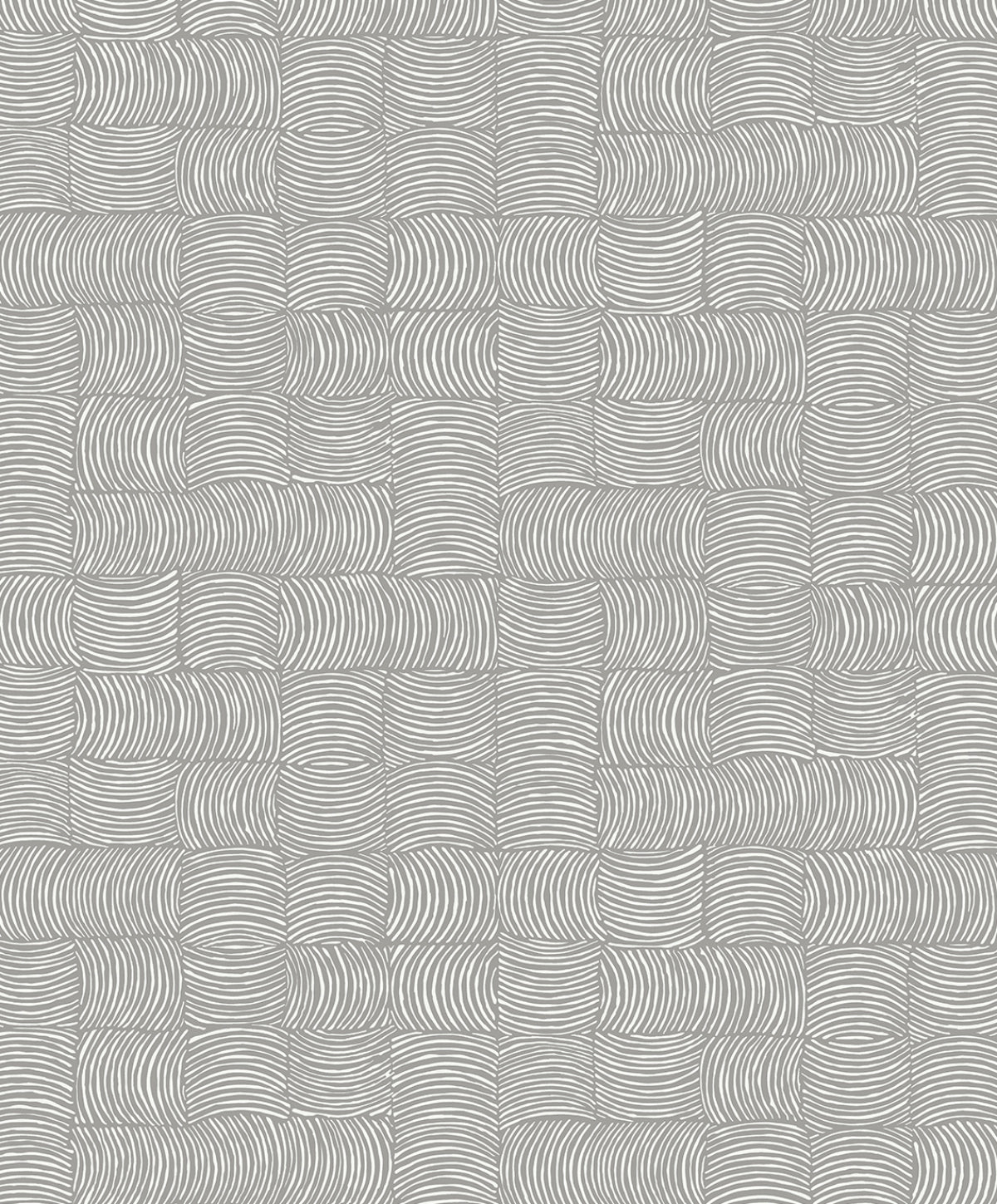 Fog grey organic square geometric pattern peel and stick wallpaper