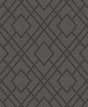 Diamond Trail pewter and charcoal metallic geometric peel and stick wallpaper
