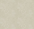 Marigold Garden neutral vintage floral peel and stick wallpaper pattern