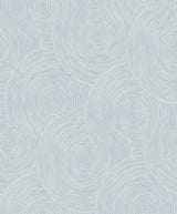 Swirl Geo light blue peel and stick geometric wallpaper pattern