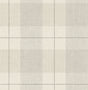Neutral beige plaid peel and stick wallpaper pattern