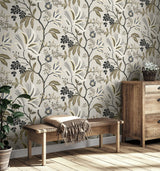 Forest Flourish Neutrals by NextWall Peel & Stick Botanical Wallpaper – NextWall NW57908