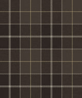 NextWall Altarinda Plaid peel and stick wallpaper in Coffee brown plaid pattern