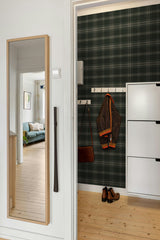 Sennehill Plaid Greenery by NextWall Peel & Stick Plaid Wallpaper – NextWall NW58904