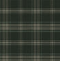 Sennehill Plaid peel and stick wallpaper in deep green plaid pattern