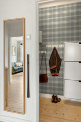 Sennehill Plaid Daydream Grey by NextWall Peel & Stick Peel & Stick Plaid Wallpaper – NextWall NW58908