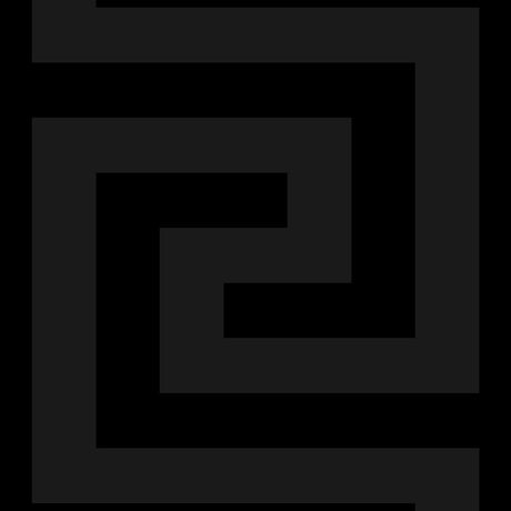 Geometric Maze Onyx peel and stick wallpaper with a dark metallic geometric maze pattern