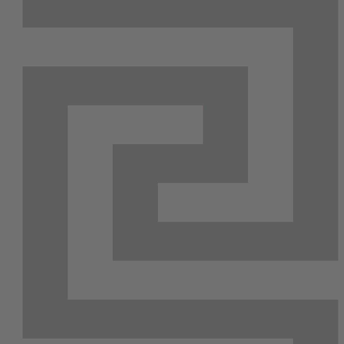 Geometric Maze peel and stick wallpaper in graphite metallic geometric maze pattern