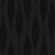 Close-up of Ikat Ellipse peel and stick wallpaper in jet black with a geometric ellipse pattern and subtle horizontal striping.