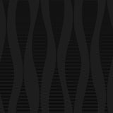 Close-up of Ikat Ellipse peel and stick wallpaper in jet black with a geometric ellipse pattern and subtle horizontal striping.
