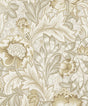 Acanthus Garden Floral peel and stick wallpaper in Latte by NextWall (NW60507)