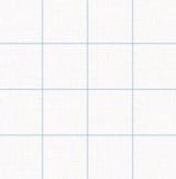 Classic Striped Check peel and stick wallpaper in sky blue and linen