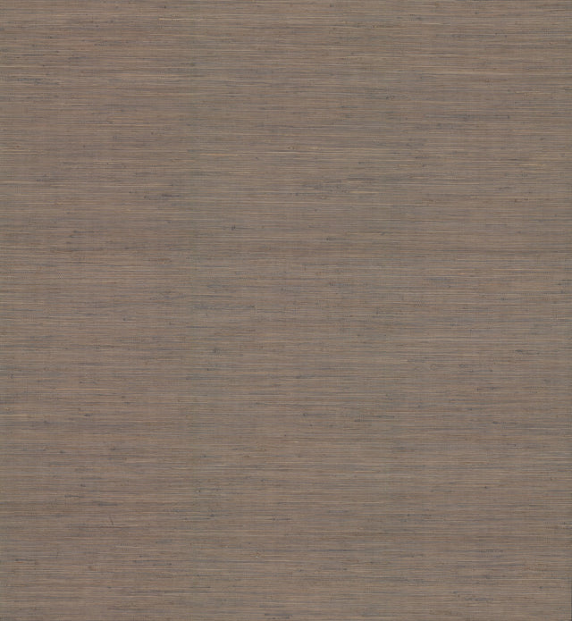Threaded Jute Brown Wallpaper with Woven Grasscloth Texture - York OG0516
